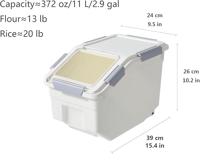 CITY BABY 2 Pack Airtight Flour Storage Container - Image 6