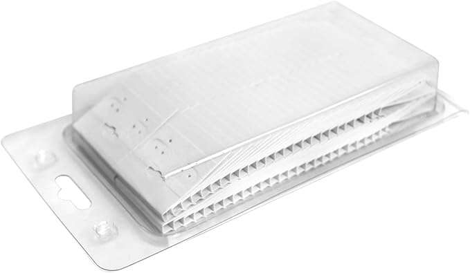 MOOCA 100 pieces of 1.5 x 1.5 inches Plain White Hanging Earring Cards Holder - Image 4