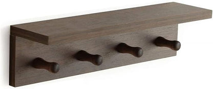 Entrance Coat Rack ，Coat Hooks, Wall-Mounted Wooden Hook Rack, Wall-Mounted - Image 7