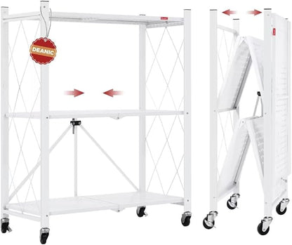 DEANIC 3 Tier Foldable Storage Shelves by ShowNow