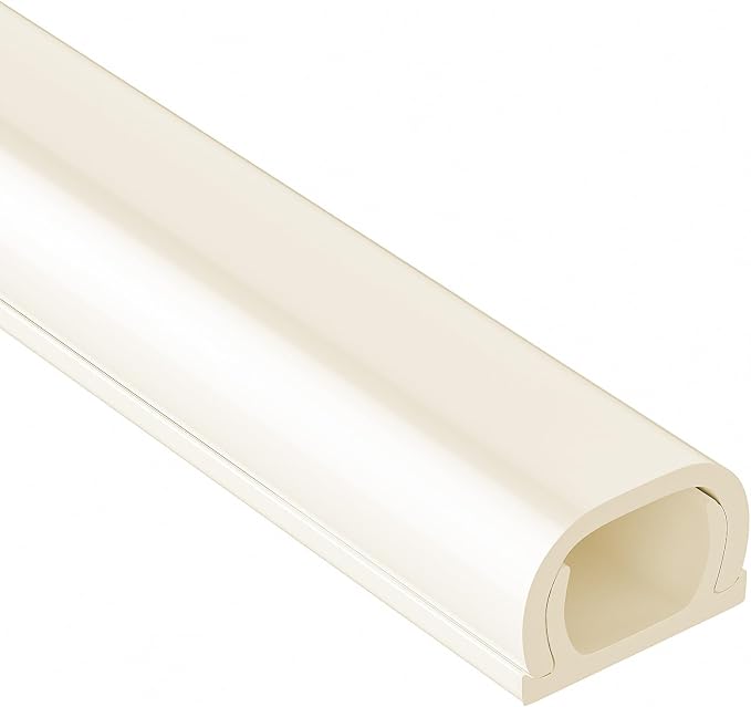 Yecaye 128in Wall Cord Hider for 1 Mini Wire, On-Wall Cord Cover Channel by Yecaye