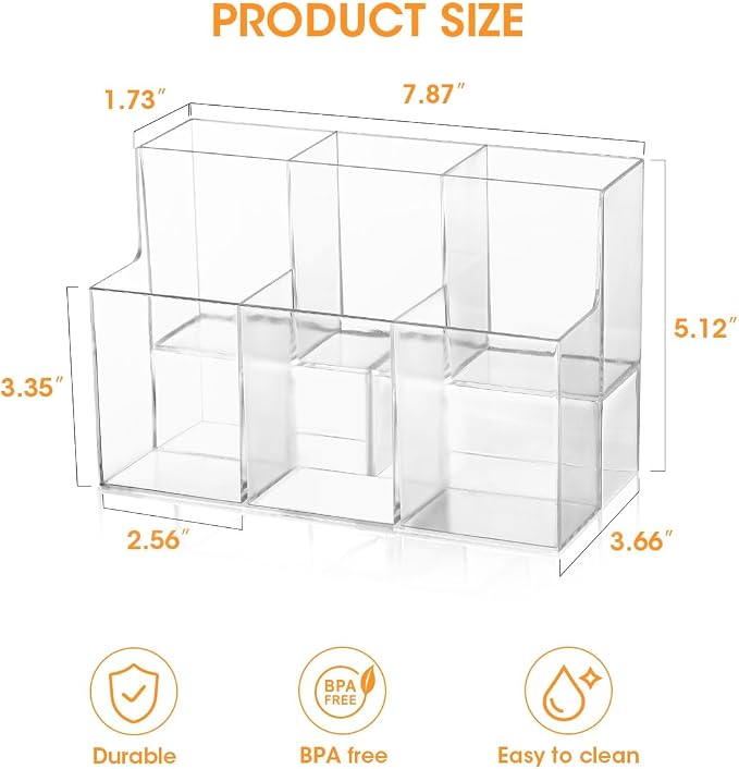 AIEVE Drink Packet Organizer, 2-Tier Water Flavor Packet Holder - Image 5