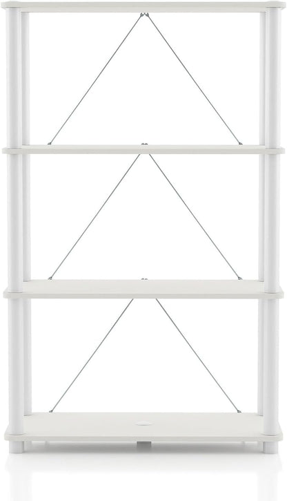 Homes: Inside + Out Apexa Modern 4-Tier Wide Shelving Units, Collectibles - Image 11
