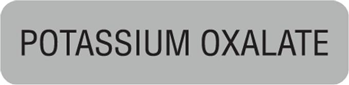 Doctor Stuff Potassium Oxalate Labels by DoctorStuff