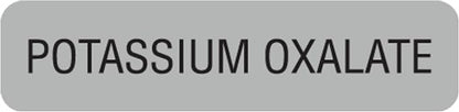 Doctor Stuff Potassium Oxalate Labels by DoctorStuff