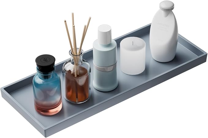Vanity and Bathroom Tray, Waterproof Vanity Tray by Unknown