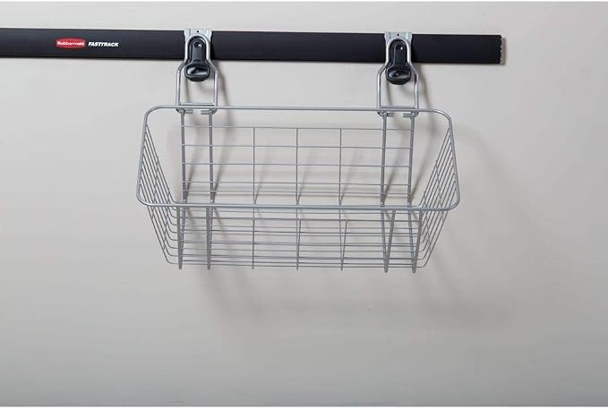 Rubbermaid Garage FastTrack Wire Mesh Basket Wall Mounted Storage System Holds - Image 6