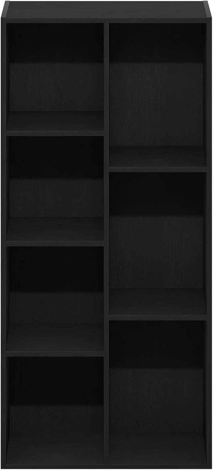 Furinno LUDER Book Shelf, 7-Cube Bookshelf, 9.4 x 19.5 x 41.7, - Image 8