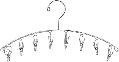 DurReus Reusable Stainless steel Drying Rack Laundry Drip Hanger 8 Clips Closet by Unknown
