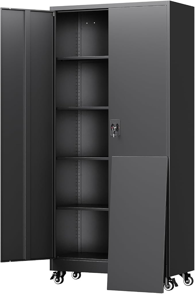 Yizosh Metal Garage Storage Cabinet by Yizosh