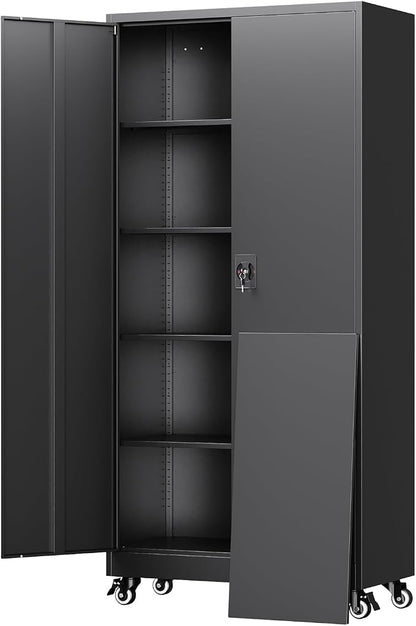 Yizosh Metal Garage Storage Cabinet by Yizosh