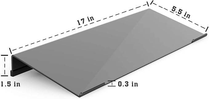 Acrylic Tilted Computer Keyboard Stand - Image 5