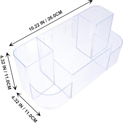 Wall-mounted Toiletry Case Transparent Multi-grid Cosmetic Storage Box - Image 2