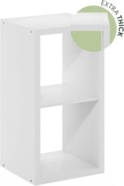 Furinno Cubicle Open Back Decorative Cube Storage Organizer, Horizontally & - Image 6