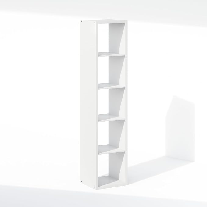 Furinno Cubic Extra Thick 5-Cube Closet Organizers and Storage, Open Shelf - Image 7