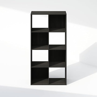 Furinno PELLI Book Shelf, 8-Cube Bookshelf, Horizontal Cube Storage Organizer - Image 4