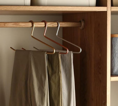 Premium Matte Gold Aluminum Pants Hanger 10 Pack, 13.7” Extra Smooth & Durable - Image 7