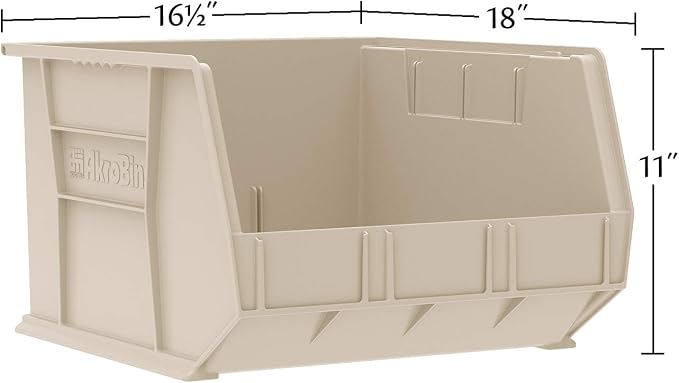 Akro-Mils 30270 AkroBins Plastic Storage Bins, Space-Saving Stackable Bins - Image 2