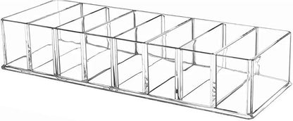 JUOPZKENN Transparent Acrylic Makeup Stand, 8 Spaces Eyeshadow Palette Organizer by JUOPZKENN