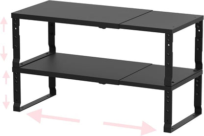 Adjustable Metal Shelving Unit, Stackable & Expendable Storage Rack by HOMEPAGE
