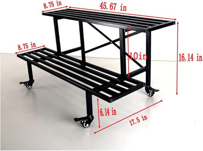 Zhongma 2 Tier Sturdy Metal Plant Stand - Image 6