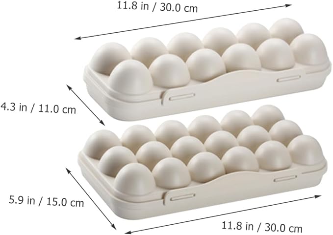 Toyvian 2pcs Egg Storage Container - Image 2