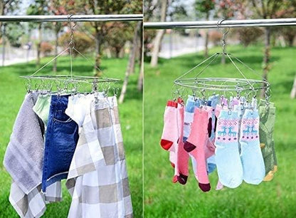 2 Pack Stainless Steel Sock Drying Rack - Image 8