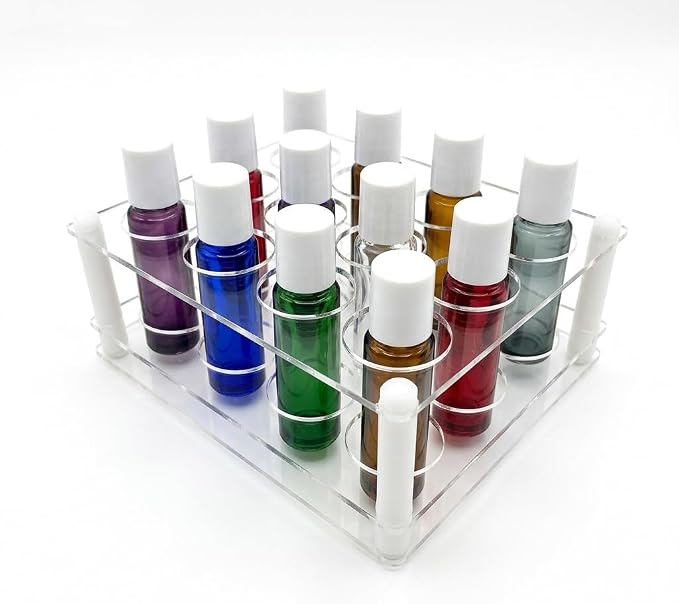 BOXIN 12Slots Roller Bottles Holder, Perfect Vertically Hold - Image 6