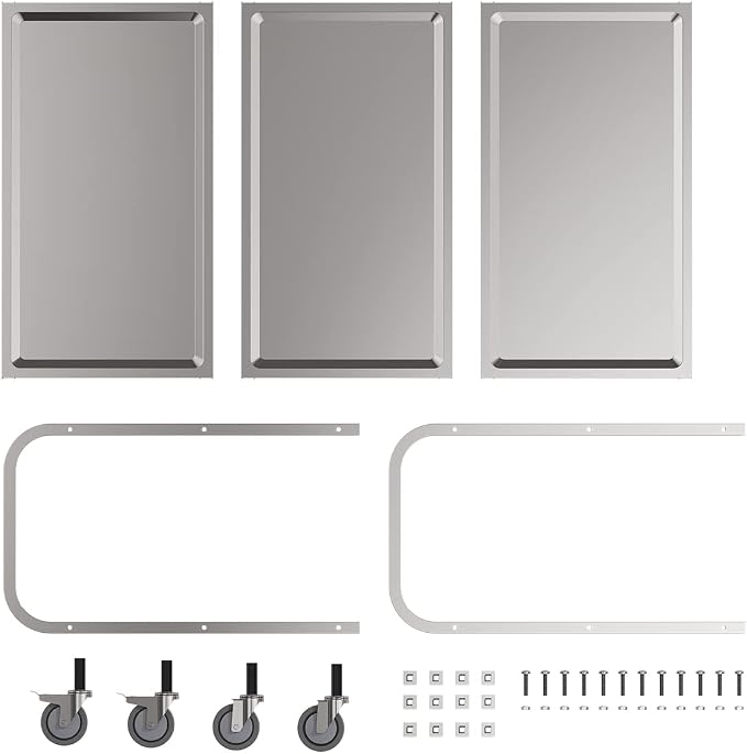 Heavy Duty Stainless Steel Utility cart，Industrial Serving cart - Image 8