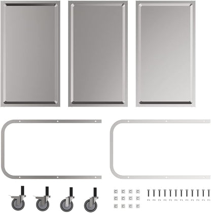 Heavy Duty Stainless Steel Utility cart，Industrial Serving cart - Image 8