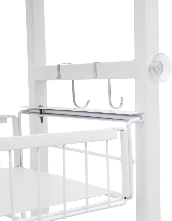 Over Washer and Dryer Storage Shelves, 3-Tier Washing Machine Organizer Rack - Image 8