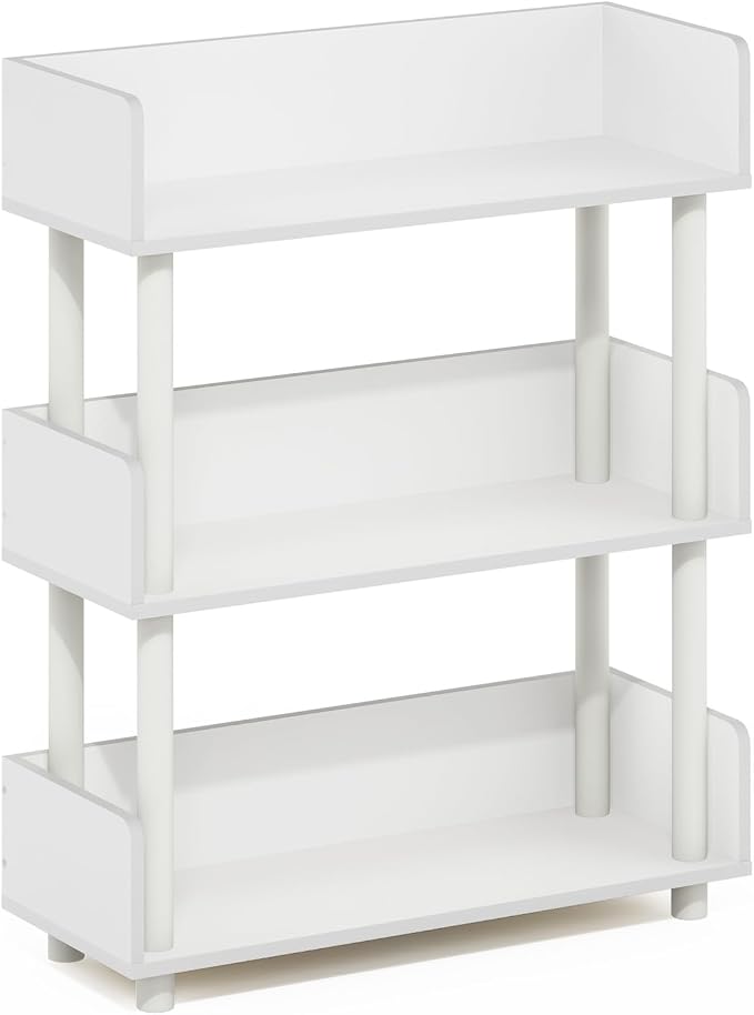 Furinno Turn-N-Tube 3-Tier Display Shelf, Storage Shelves, Book Shelf, Open - Image 6