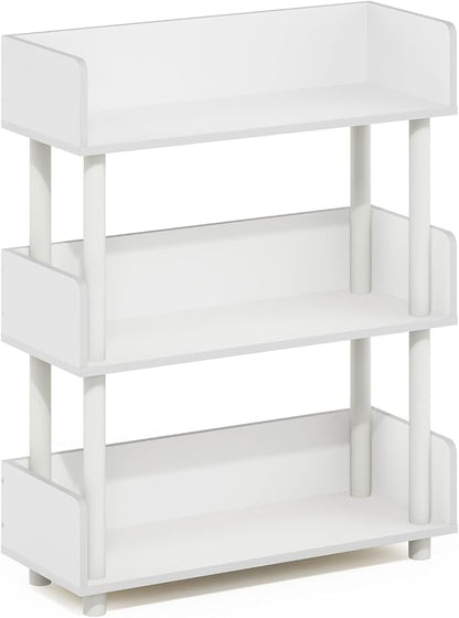 Furinno Turn-N-Tube 3-Tier Display Shelf, Storage Shelves, Book Shelf, Open - Image 6