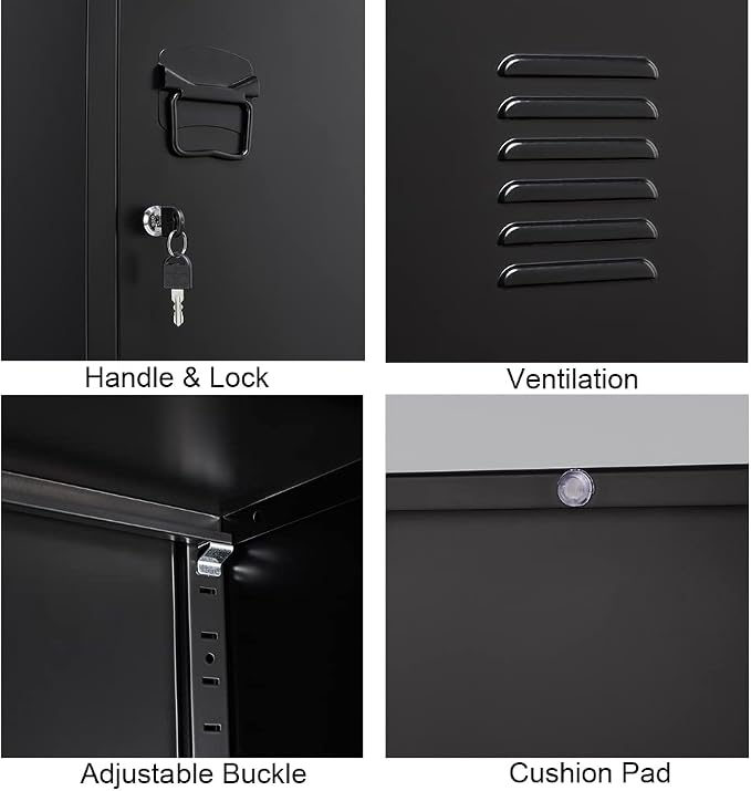 Metal Cabinet, Vertical Steel Storage Cabinet - Image 6