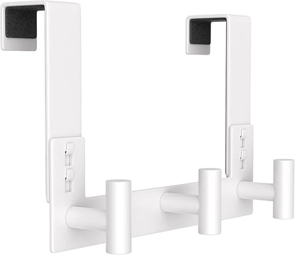 PMMASTO Over The Door Hooks, Fits 1-3/4" Thick Door No Drill Hooks by PMMASTO