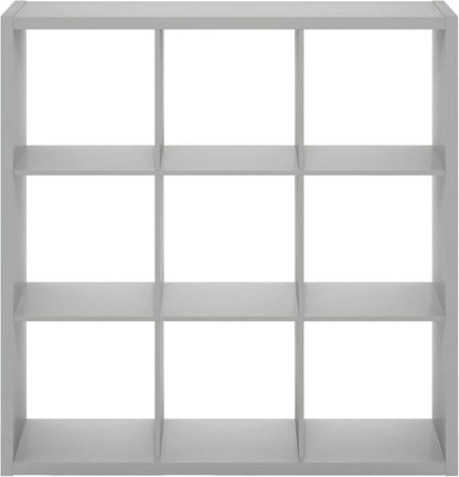 Furinno Cubicle Open Back Decorative Cube Storage Organizer, Light Grey | 14.6" - Image 11