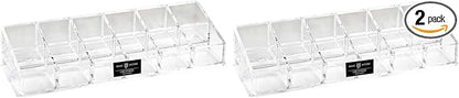 Isaac Jacobs Clear Acrylic 12 Compartment Nail Polish Holder, Organizer by IsaacJacobs