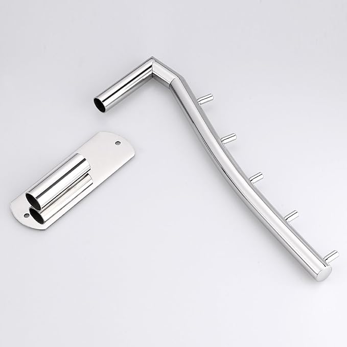 Sumnacon Wall Mounted Clothes Hanger Rack, Stainless Steel Garment Hooks - Image 2