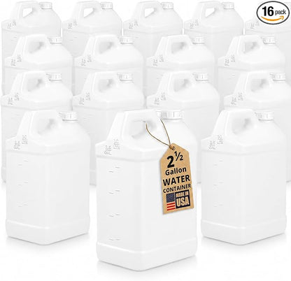 kitchentoolz 2.5 Gallon Water Jug – Heavy-Duty HDPE Carboy by KITCHENTOOLZ
