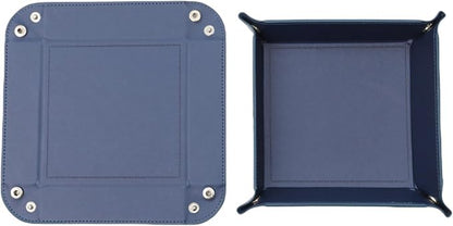 siduater Valet Tray Desktop Storage Organizer – Vegan Leather Catchall Tray - Image 6