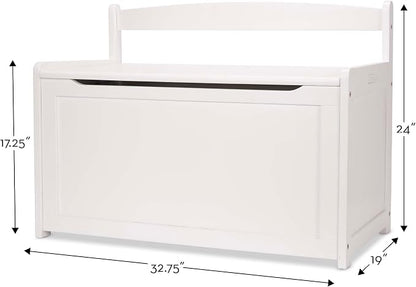 Melissa & Doug Toy Chest, Wooden Toy Storage Box - Image 5