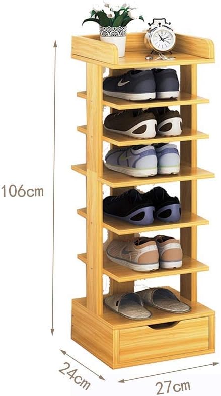 Shoe Rack, Dustproof Standing Storage Bench Shoes Organizer Cabinet Nonwoven - Image 3