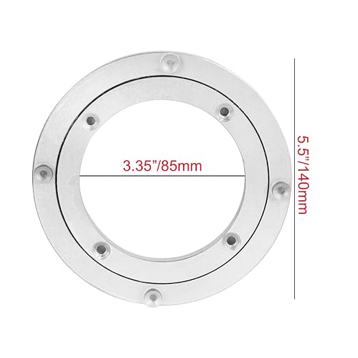 Aluminium Alloy Turntable Bearing, Heavy Duty Swivel Turntable Lazy Susan - Image 2