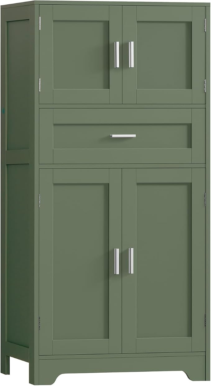 Bathroom Floor Storage Cabinet by TEENFON