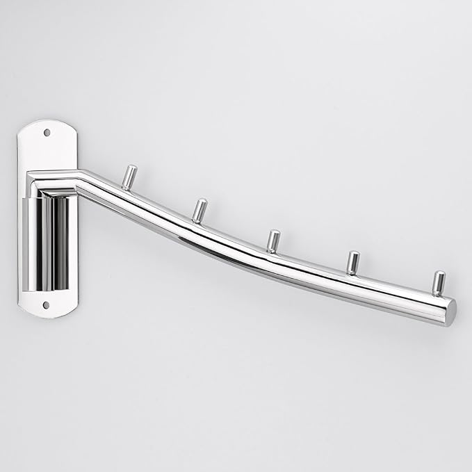 Sumnacon Wall Mounted Clothes Hanger Rack, Stainless Steel Garment Hooks - Image 5