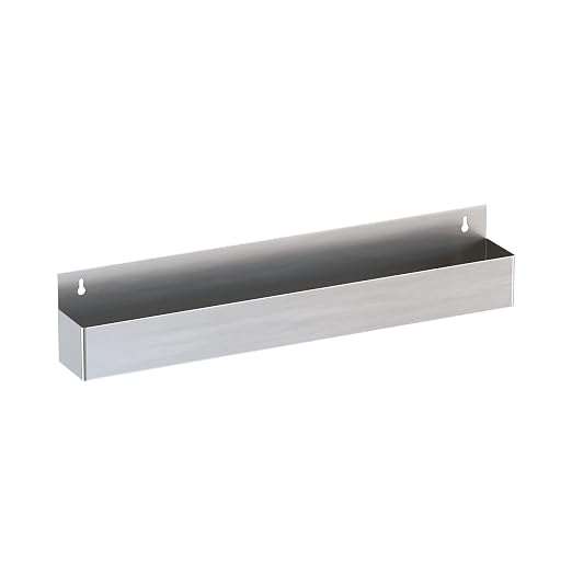 Stainless Steel Single Tier Speed Rail, Liquor Rack, Speed Rack, Bottle Holder by Krollen+Industrial