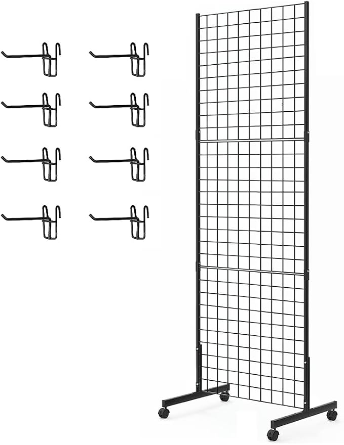 Eastern Tree 1 Pack 2'x 5' Three Pieces Gridwall Panels Stand by EasternTree