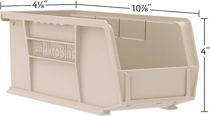 Akro-Mils 30224 AkroBins Plastic Storage Bins, Space-Saving Stackable Bins - Image 3
