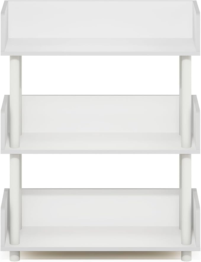 Furinno Turn-N-Tube 3-Tier Display Shelf, Storage Shelves, Book Shelf, Open - Image 7