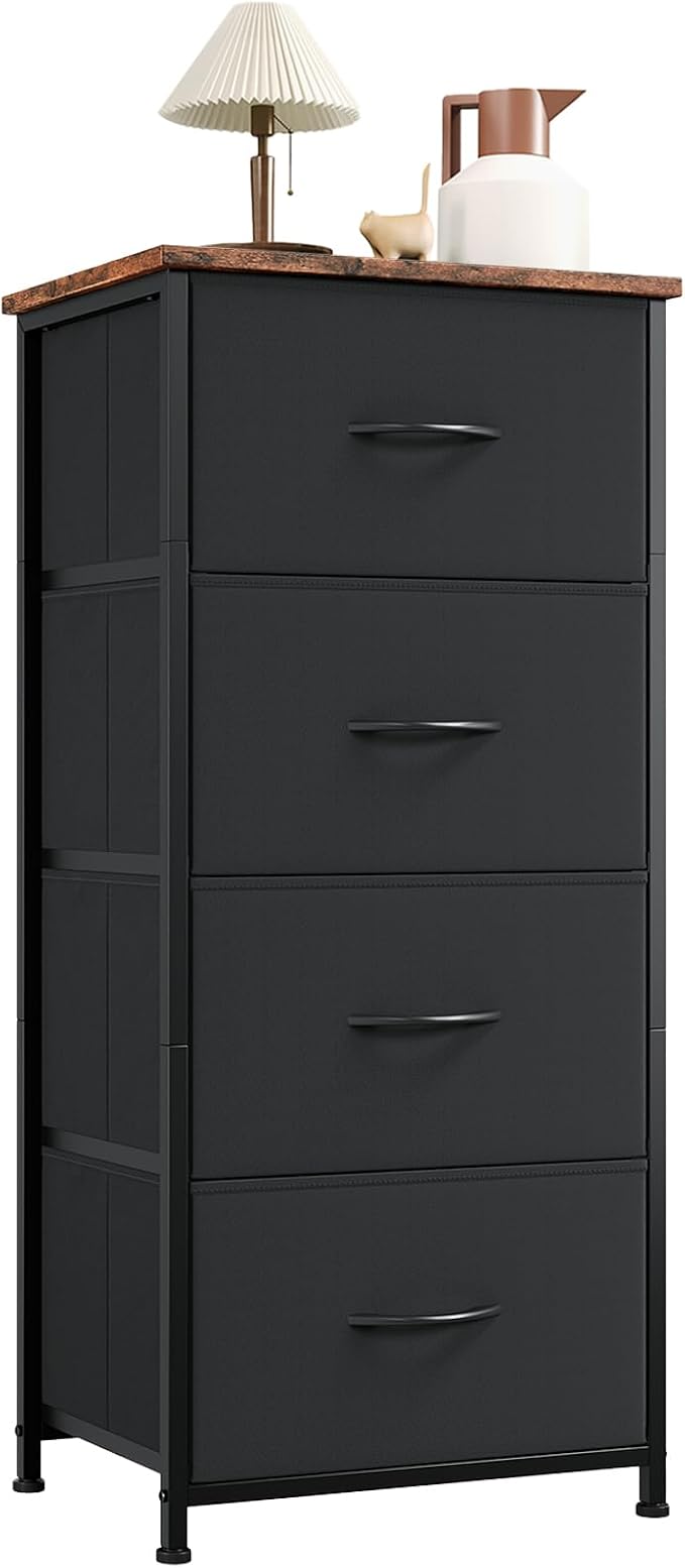 Somdot Dresser for Bedroom, 4 Drawer Storage Cabinet, Closet Organizer | Tall by Somdot